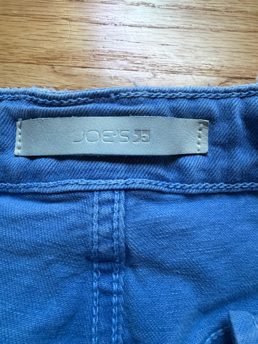 Joe’s Jeans Blue Distressed Denim Shorts - Picture 4 of 7